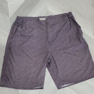 High Surf Mens Performance Grey 9.5 Inch Shorts, Size 40/42